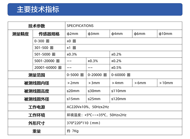 威格線圈圈數(shù)測(cè)量儀YG-108電機(jī)繞組檢測(cè) 變壓器電器線圈測(cè)試儀插圖3